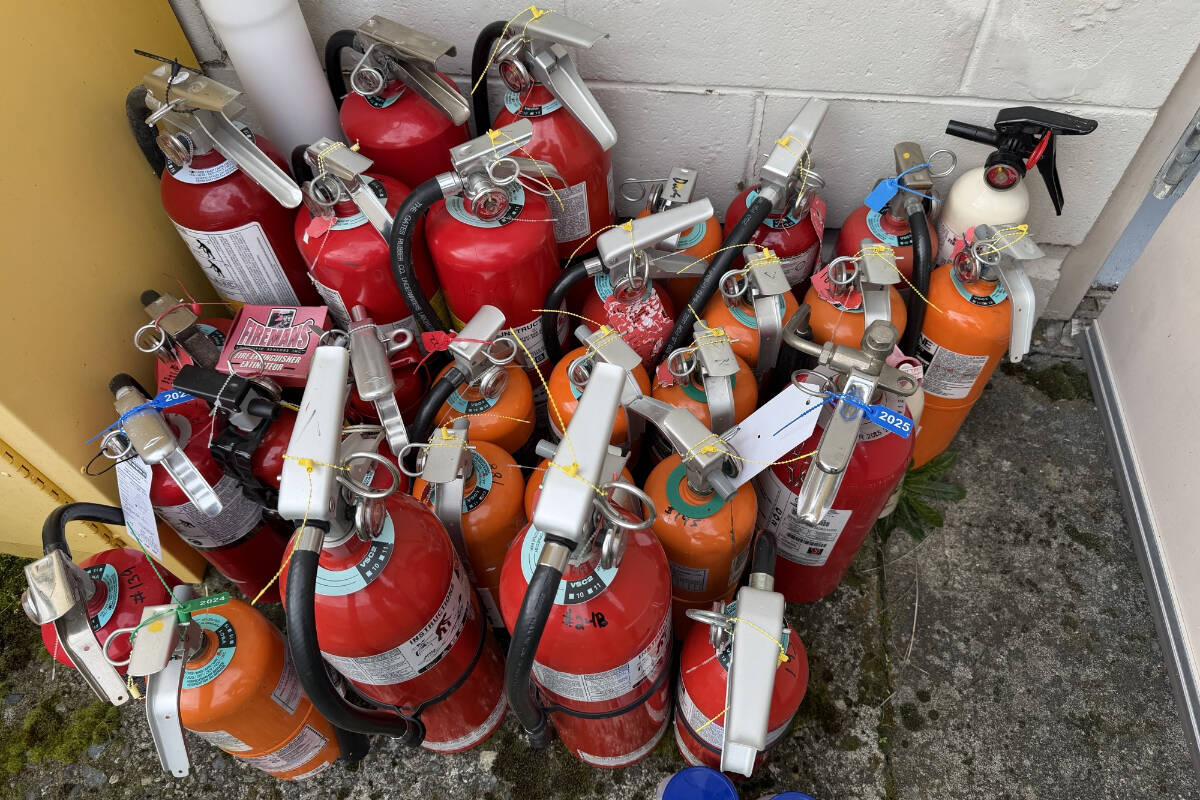 Don’t dump old fire extinguishers at the fire hall: Town of Ladysmith